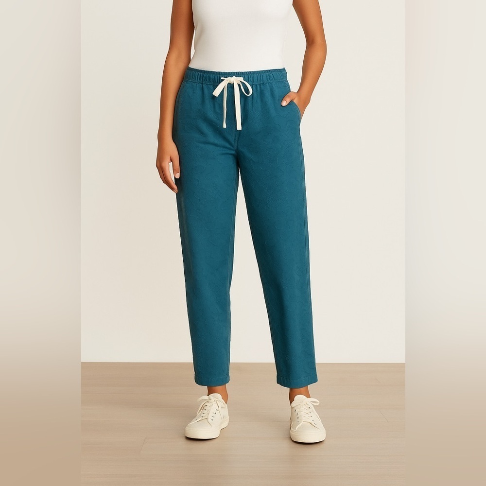 Urban Outfitters Embroidered Drawstring Pants Size M 100% Cotton